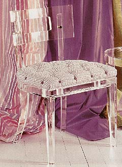 Lucite chair 